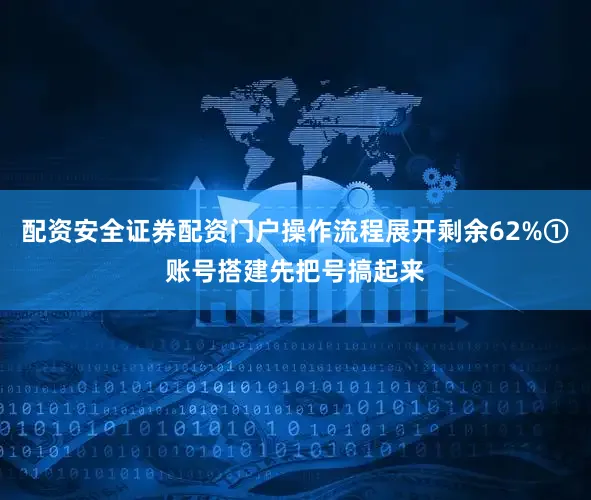 配资安全证券配资门户操作流程展开剩余62%①账号搭建先把号搞起来