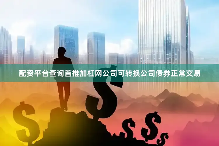 配资平台查询首推加杠网公司可转换公司债券正常交易